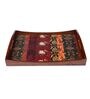 Eleph Brown Teak Wood Serving Tray