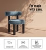 Eleto Minimal Dining Chair In Blue Colour