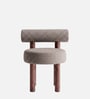 Eleto Minimal Dining Chair In Grey Colour