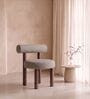 Eleto Minimal Dining Chair In Grey Colour