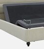 Elev8 Queen Size Smart Bed in Denver Beige Colour with Remote