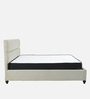 Elev8 Queen Size Smart Bed in Denver Beige Colour with Luxe Hybrid Mattress