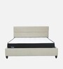 Elev8 Queen Size Smart Bed in Denver Beige Colour with Luxe Hybrid Mattress