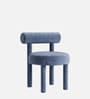 Elevara Cylinder Dining Chair In Blue Colour