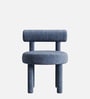 Elevara Cylinder Dining Chair In Blue Colour