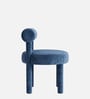 Elevara Cylinder Dining Chair In Blue Colour