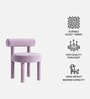 Elevara Cylinder Dining Chair In Blush Pink Colour