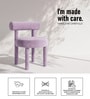 Elevara Cylinder Dining Chair In Blush Pink Colour