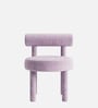 Elevara Cylinder Dining Chair In Blush Pink Colour