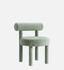 Elevara Cylinder Dining Chair In Green Colour