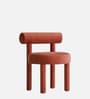 Elevara Cylinder Dining Chair In Terracotta Colour
