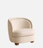 Elevara Petite Lounge Chair In Ivory Colour