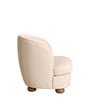 Elevara Petite Lounge Chair In Ivory Colour