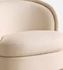Elevara Petite Lounge Chair In Ivory Colour