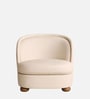 Elevara Petite Lounge Chair In Ivory Colour