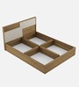 Elevate Queen Size Bed in Classic Oak Melamine Finish