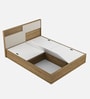 Elevate Queen Size Bed in Classic Oak Melamine Finish