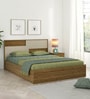 Elevate Queen Size Bed in Classic Oak Melamine Finish
