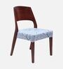 Elevate Teak Wood Dining Chairin In Brown Grey Finish