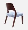 Elevate Teak Wood Dining Chairin In Brown Grey Finish