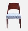 Elevate Teak Wood Dining Chairin In Brown Grey Finish