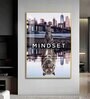 Elevate Your Mindset Glass Finish Vertical Wall Art