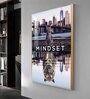 Elevate Your Mindset Glass Finish Vertical Wall Art