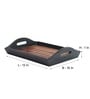 Elia Brown & Black Sheesham Wood Serving Tray