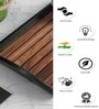 Elia Brown & Black Sheesham Wood Serving Tray