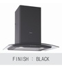 Elica Kitchen Chimney 60 CM 1100 M3/H (Escg Bf 60 Nero, Black)