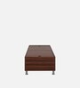 Elijah Single Bed in Brown Finish with Box Storage