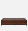 Elijah Single Bed in Brown Finish with Box Storage