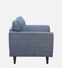 Elina Fabric 1 Seater Sofa In Blue Colour