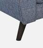 Elina Fabric 1 Seater Sofa In Blue Colour