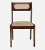 Elina Solid Wood Dining Chair In Beige Color