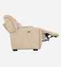Elio Leather Fabric Electric Recliner 2 Seater Sofa In Beige Colour