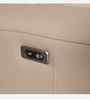 Elio Leather Fabric Electric Recliner 2 Seater Sofa In Beige Colour