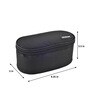 Elite  Black Plastic  3 Container Lunch Box