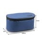 Elite  Blue Stainless steel  3 Container Lunch Box