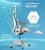 Elite Breathable Mesh Ergonomic Chair In Grey Colour