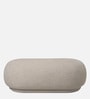 Elite Elegance Suede Ottoman Bench Beige