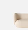 Elite Elegance Suede 2 Seater Sofa In Cream Colour