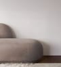 Elite Elegance Suede 2 Seater Sofa In Grey Colour