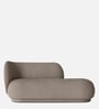 Elite Elegance Suede 2 Seater Sofa In Grey Colour