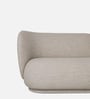 Elite Elegance Suede 2 Seater Sofa In Mouse Grey Colour
