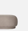 Elite Elegance Suede Ottoman Bench In Grey Colour