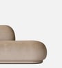 Elite Elegance Velvet Fabric 2 Seater Sofa In Beige Colour