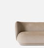 Elite Elegance Velvet Fabric 2 Seater Sofa In Beige Colour