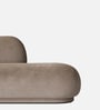 Elite Elegance Velvet Fabric 2 Seater Sofa In Mouse Grey Colour