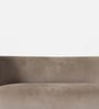 Elite Elegance Velvet Fabric 2 Seater Sofa In Mouse Grey Colour
